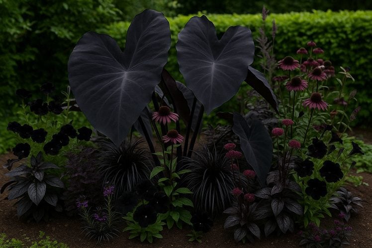 grow and care for black plants