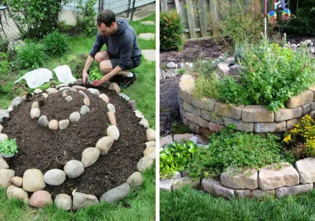 how to build an herb spiral garden step by step for beginners
