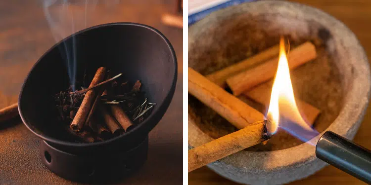 how to burn a cinnamon stick at home for natural fragrance and relaxation