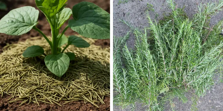how to scatter dried rosemary in garden to protect plants naturally