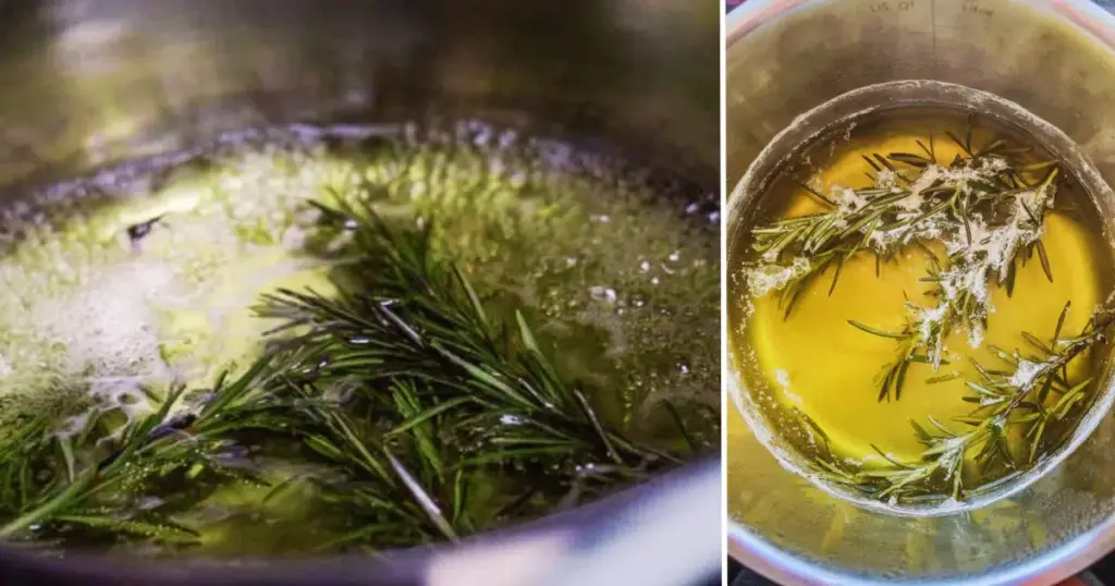 how to simmer rosemary sprigs for natural air freshening and wellness