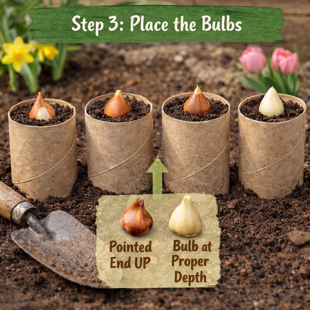 How to Planting Bulb with Toilet Paper Rolls Effectively
