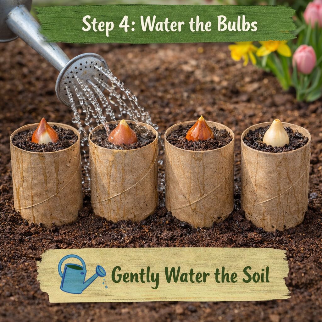 How to Planting Bulb with Toilet Paper Rolls Effectively