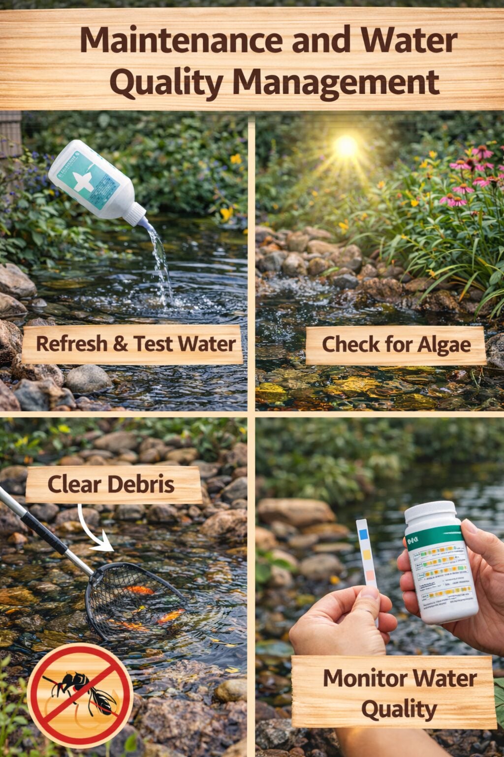 rainwater catchment pond