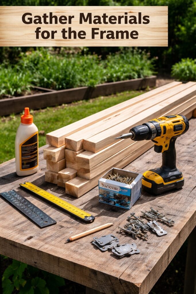1. Gather Materials for the Frame
