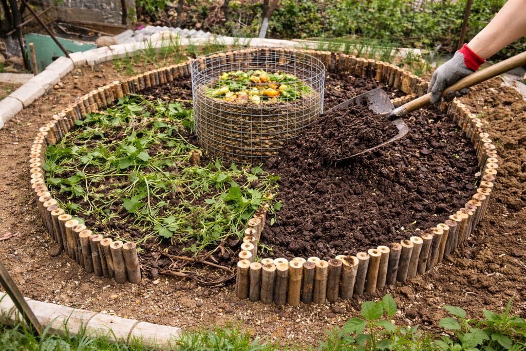 Adding Organic Matter and Soil