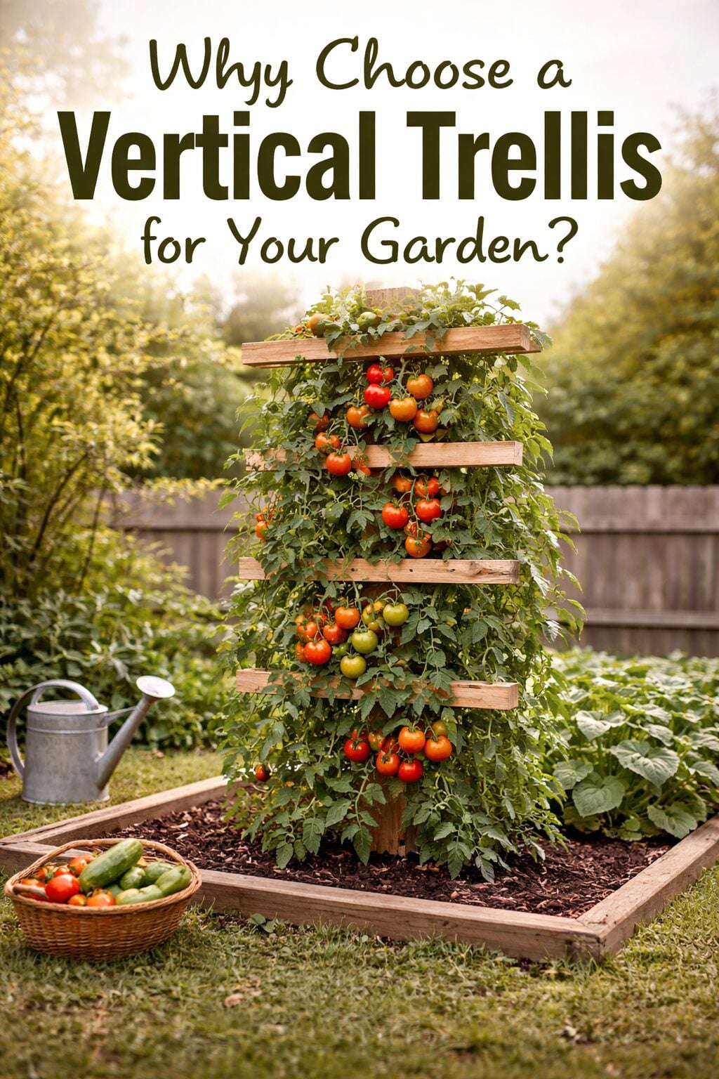 vertical garden trellis