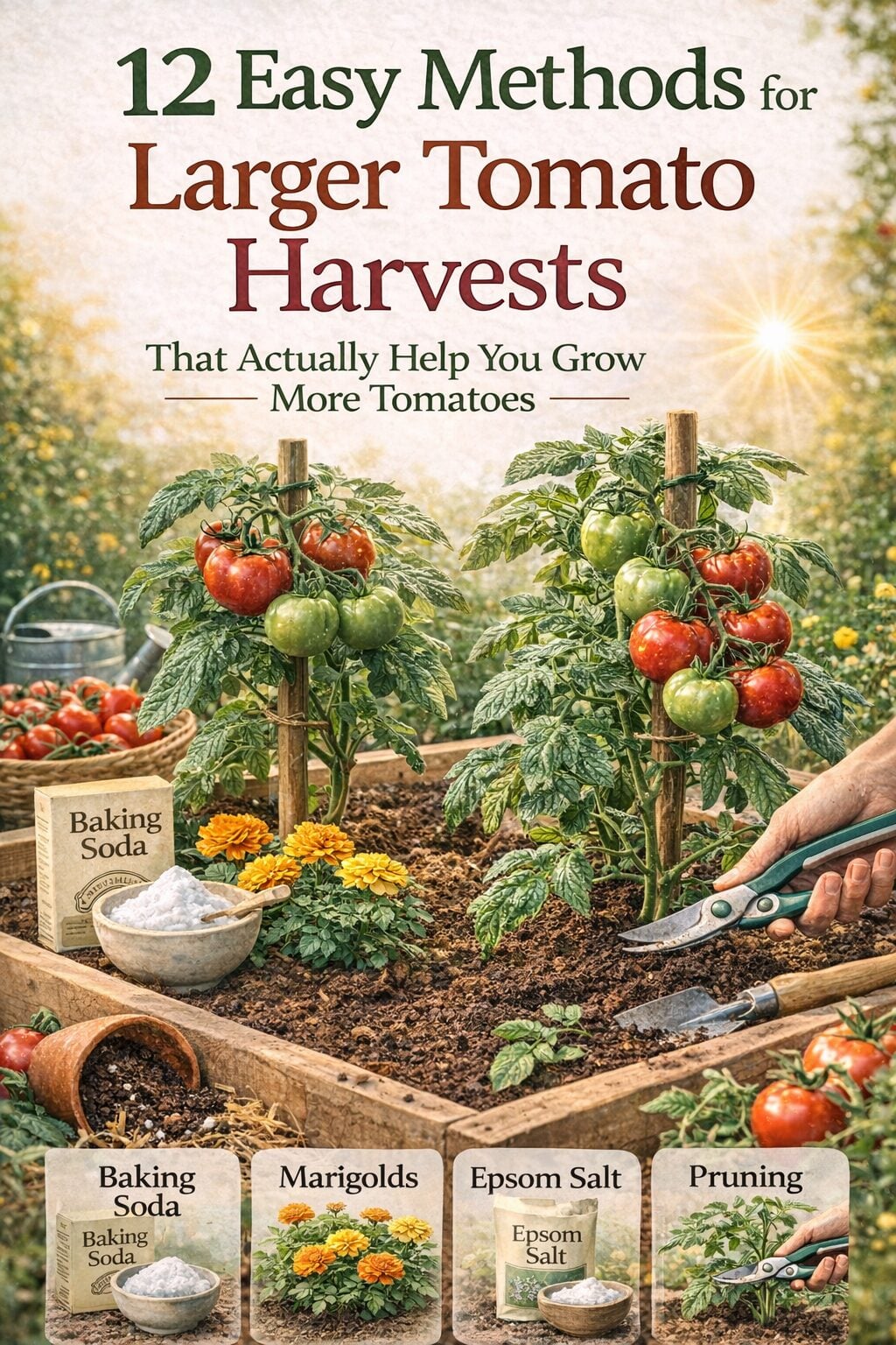 larger tomato harvests