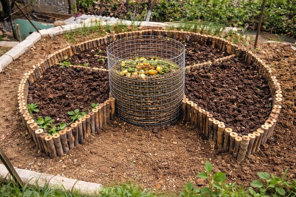 Installing the Compost Core in the Center