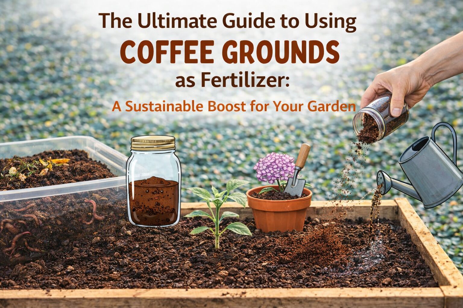 coffee grounds as fertilizer