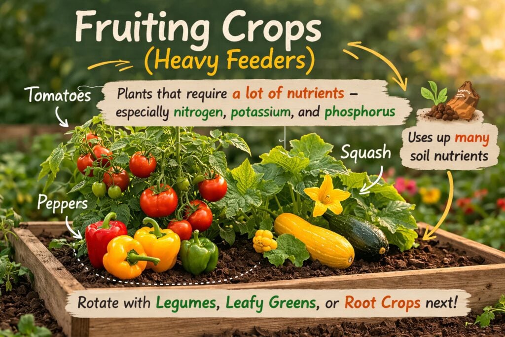 1. Fruiting Crops (Heavy Feeders)
