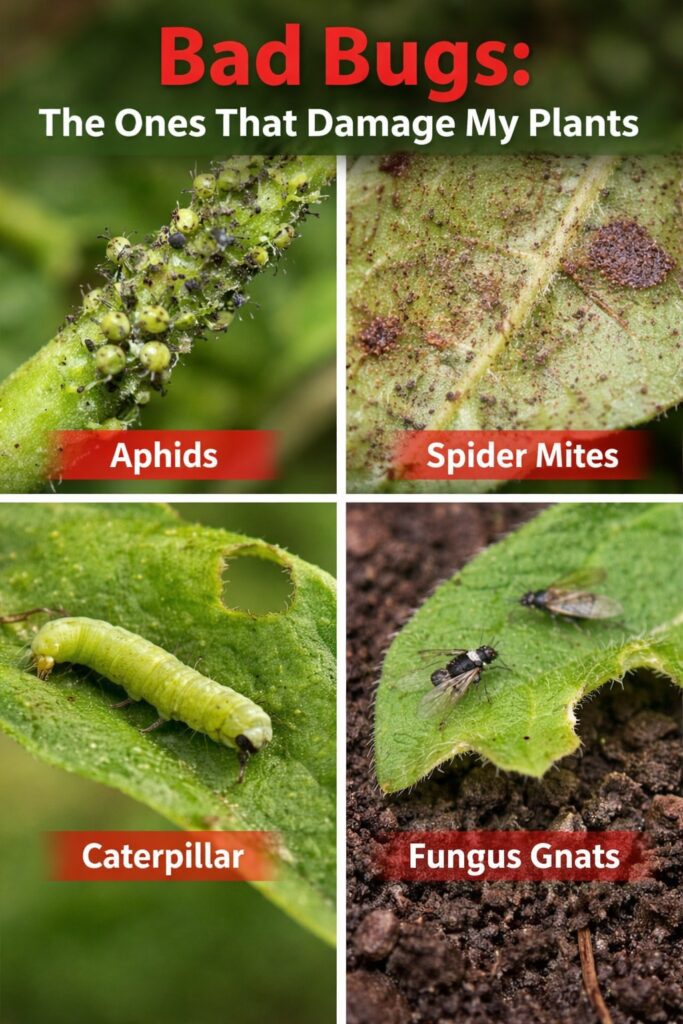 Bad Bugs: The Ones That Damage My Plants