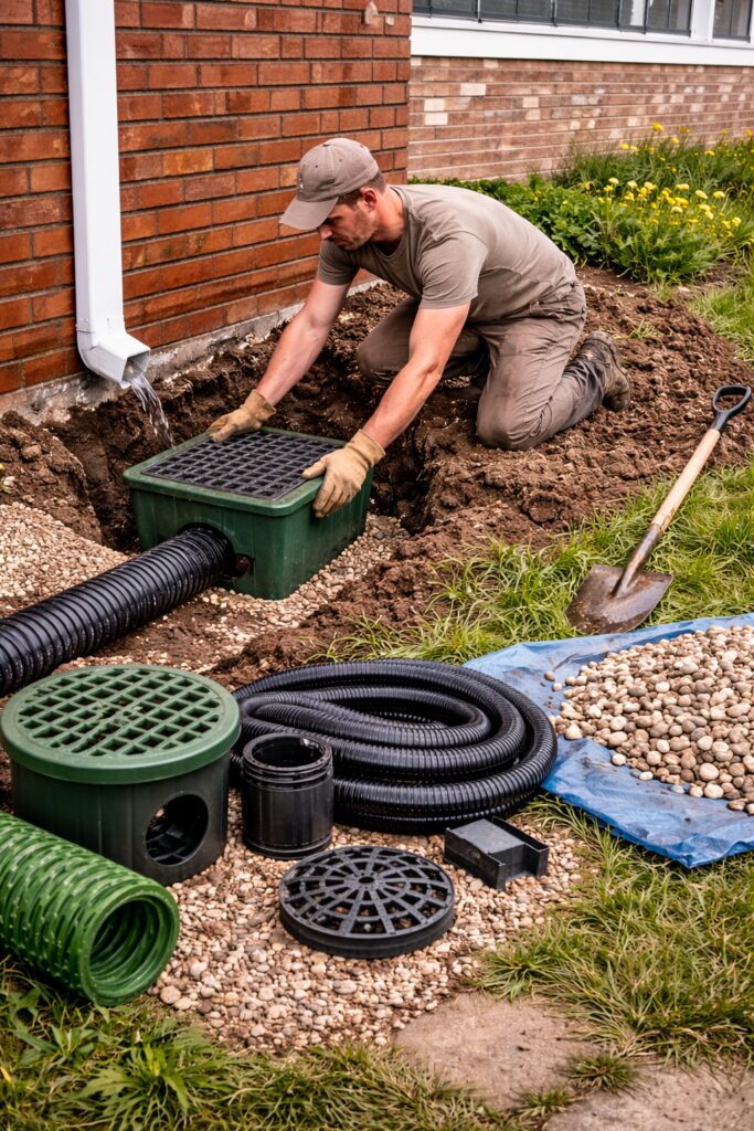 How to Install Catch Basins and Grates