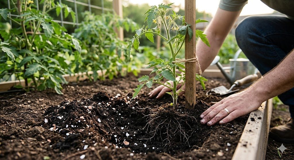 Nutrients and Protection for Your Tomatoes