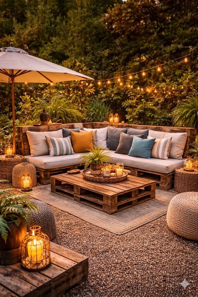 Adding Comfort and Style to Your Pallet Patio