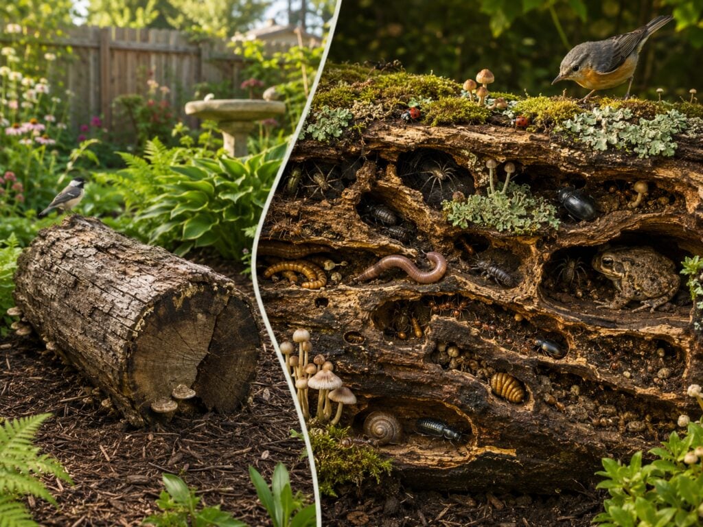 yard log ecosystem