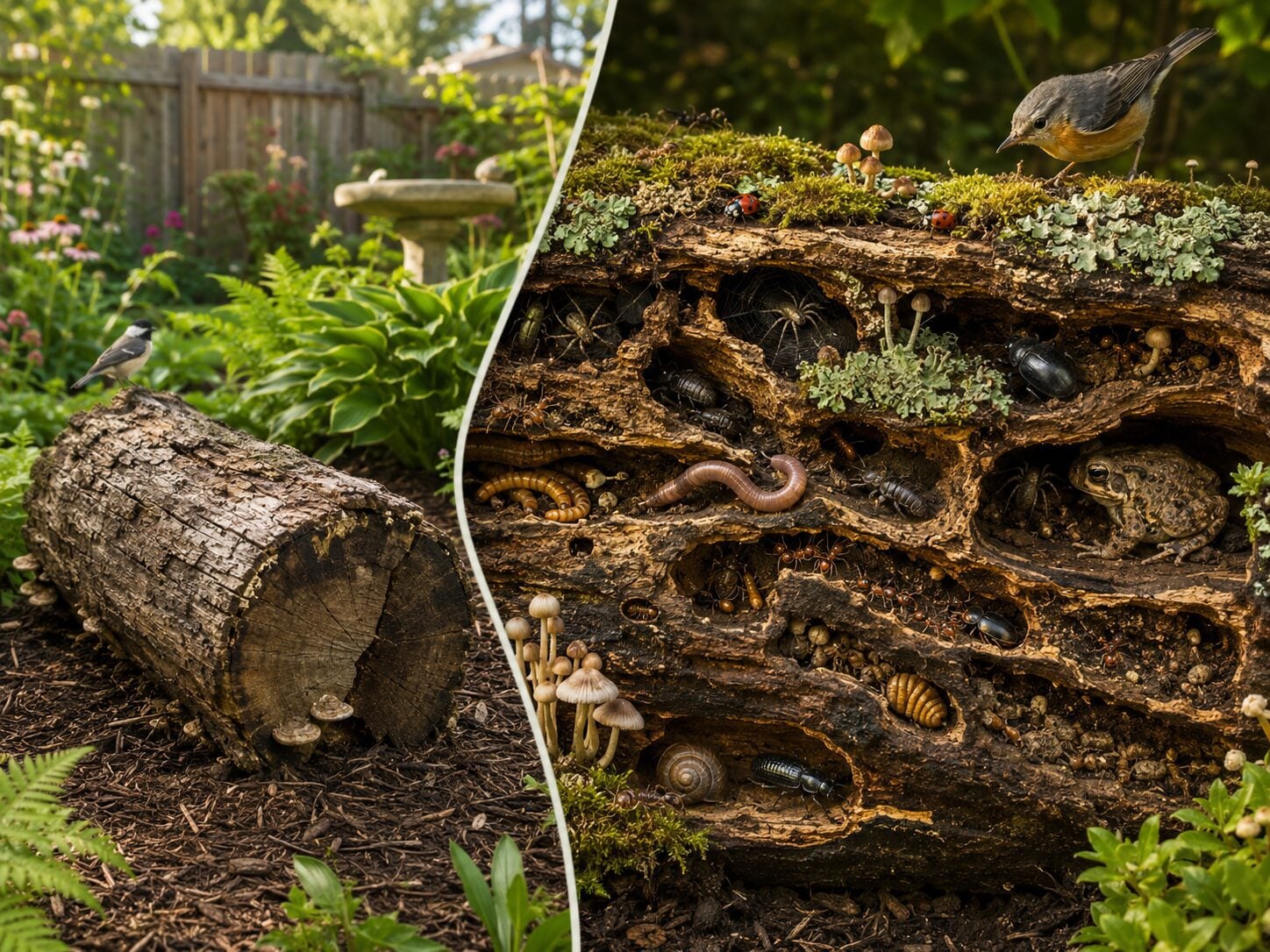 yard log ecosystem