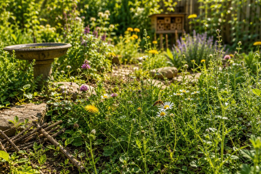 Avoid Excessive Weeding and Over Cleaning the Garden