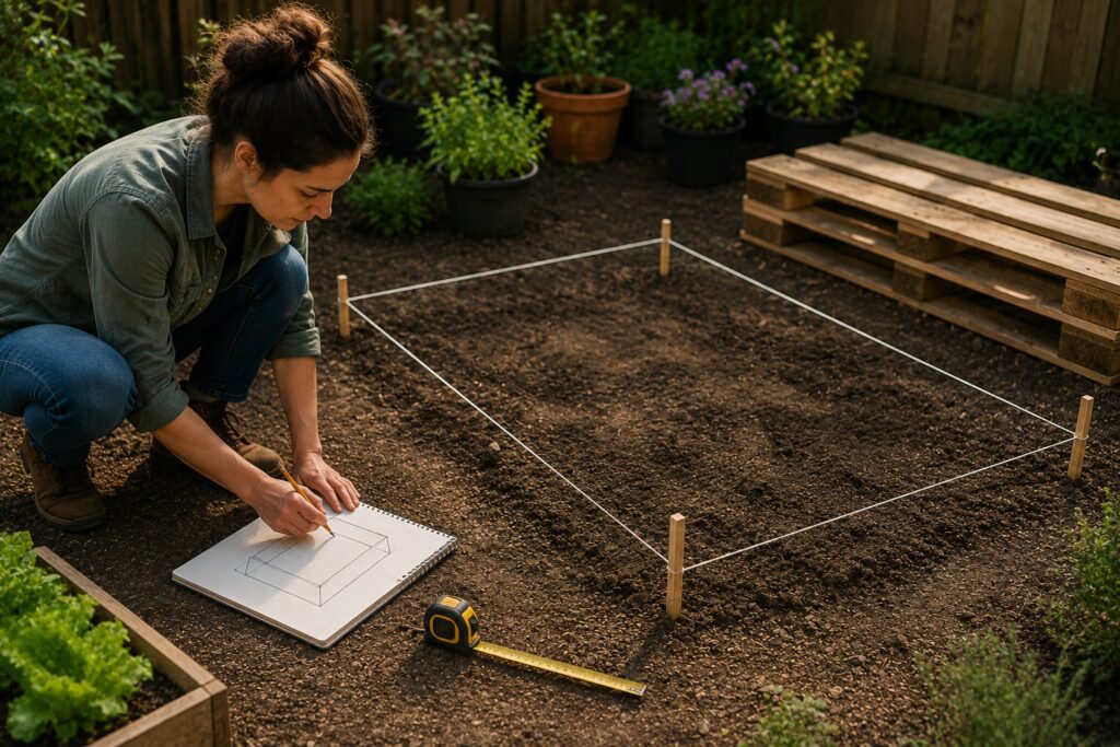Planning the Size of the Raised Bed Made the Project Easier