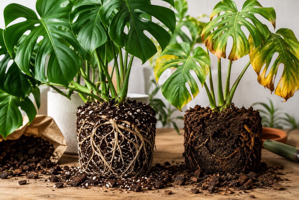 monstera soil mix