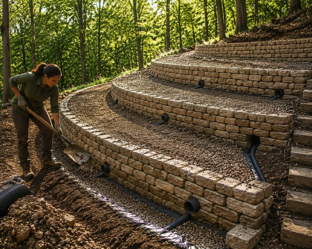 Step 4: Add Drainage to Prevent Erosion