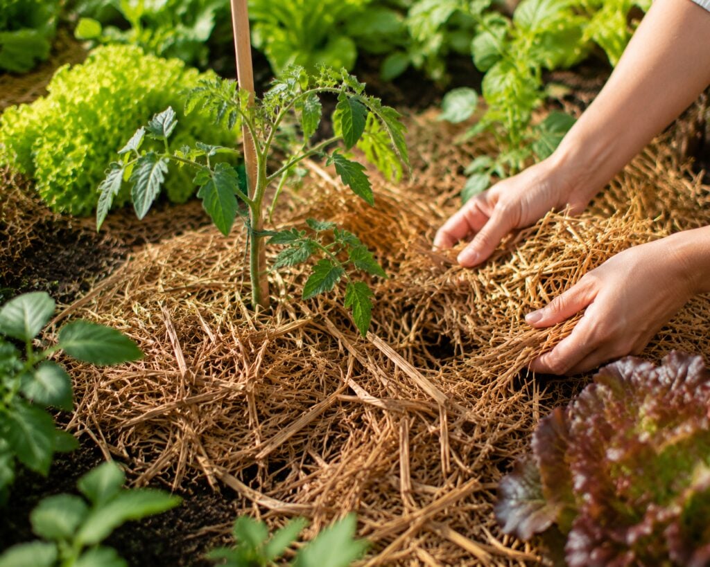 Use Mulch to Conserve Water