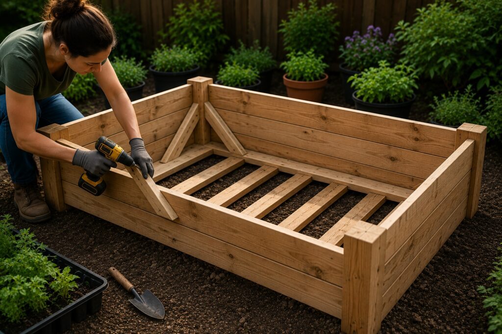 Adding Base Slats and Support Braces Increased Stability