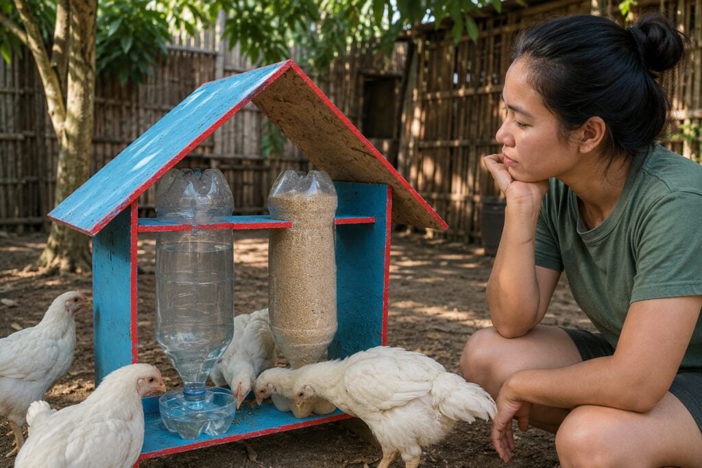 Why I Decided to Build a DIY Chicken Feeder and Waterer