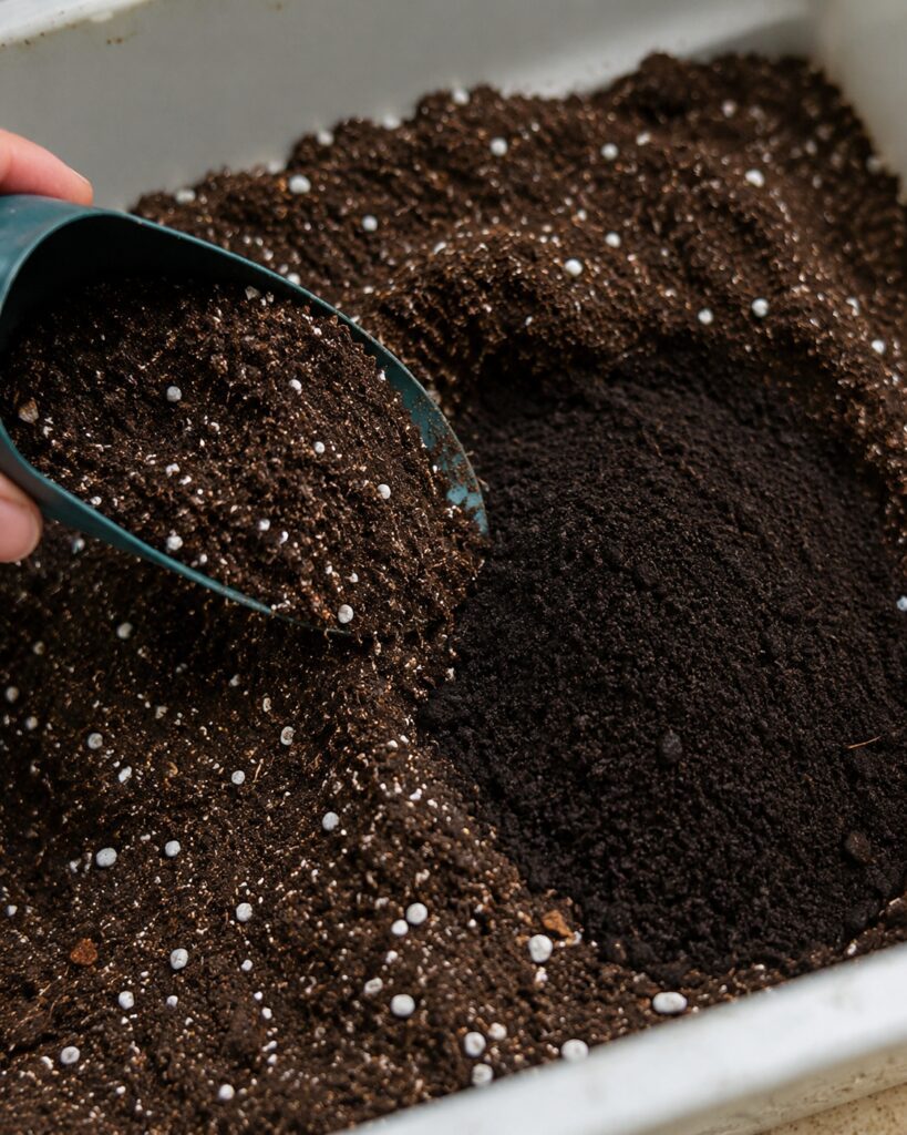 Potting Mix and Worm Castings – 10%
