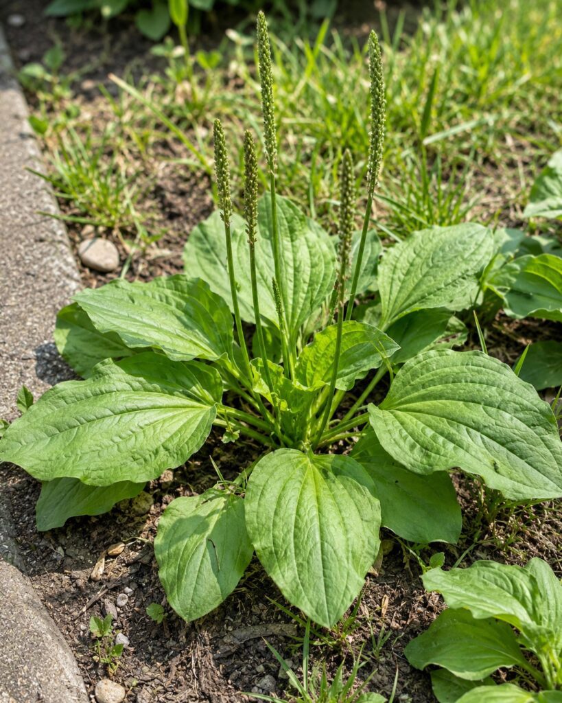 What Broadleaf Plantain Looks Like
