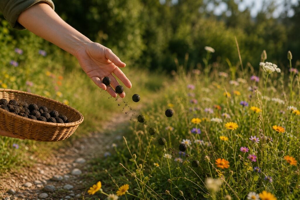 Step 6: Scattering and Planting