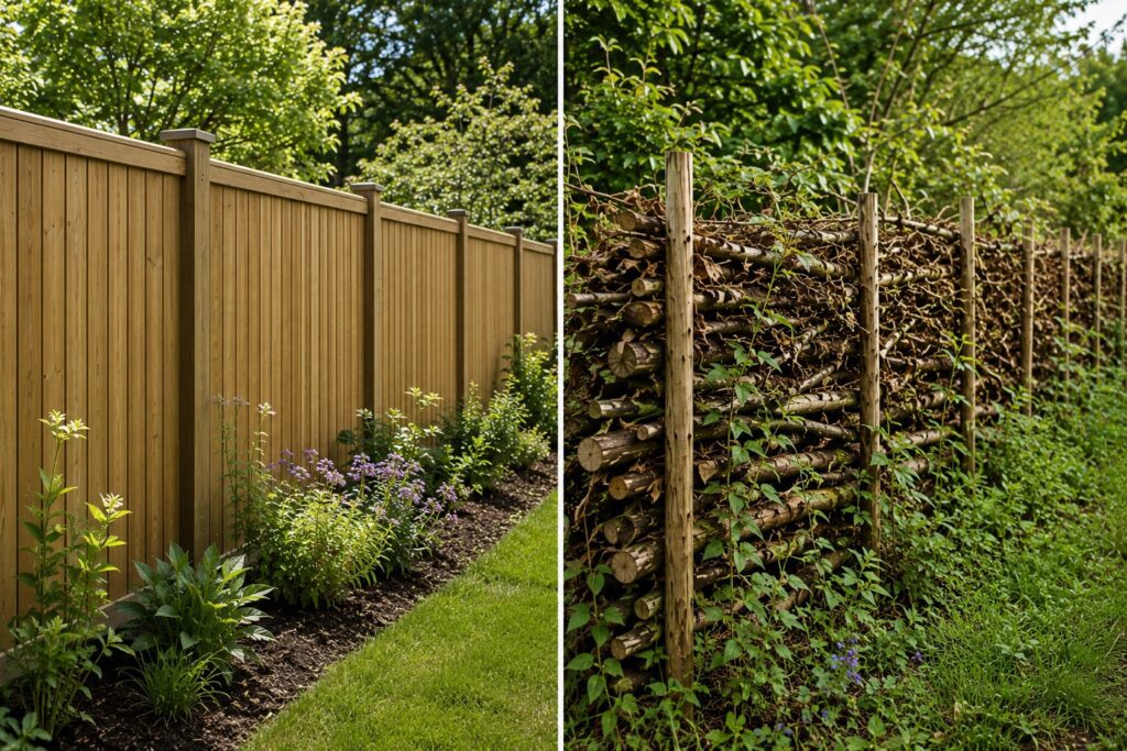 Dead Hedge vs Modern Fence
