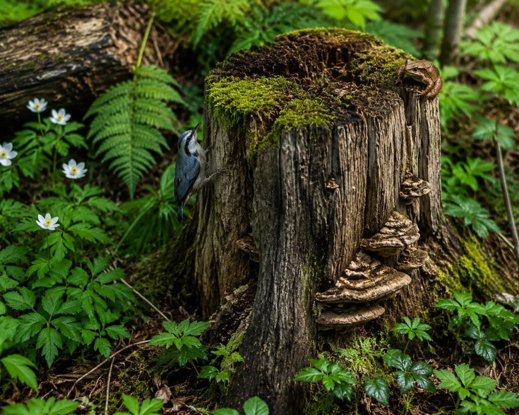 Old Stump Left Standing