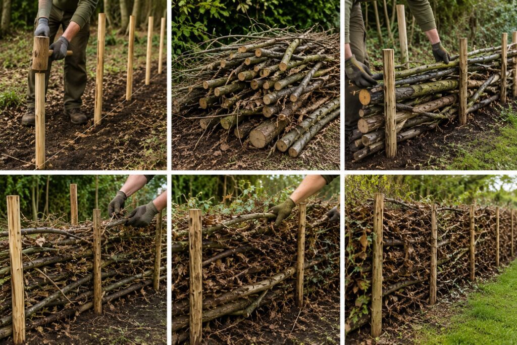 How a Dead Hedge Is Built