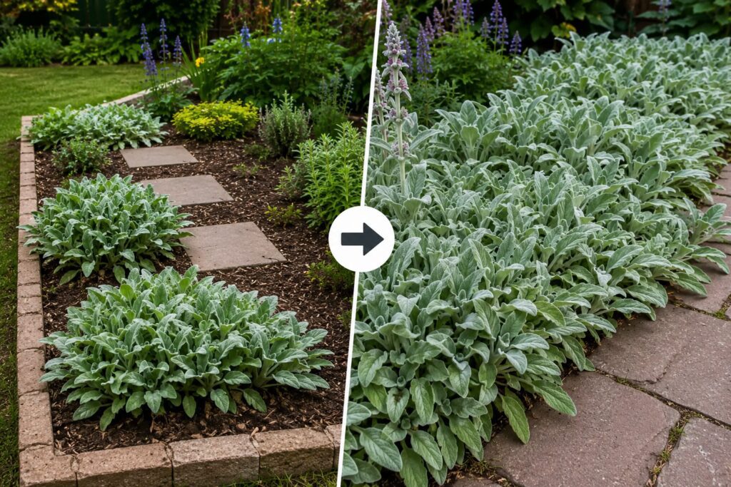 The Myth That Lamb's Ear Takes Over Garden Beds