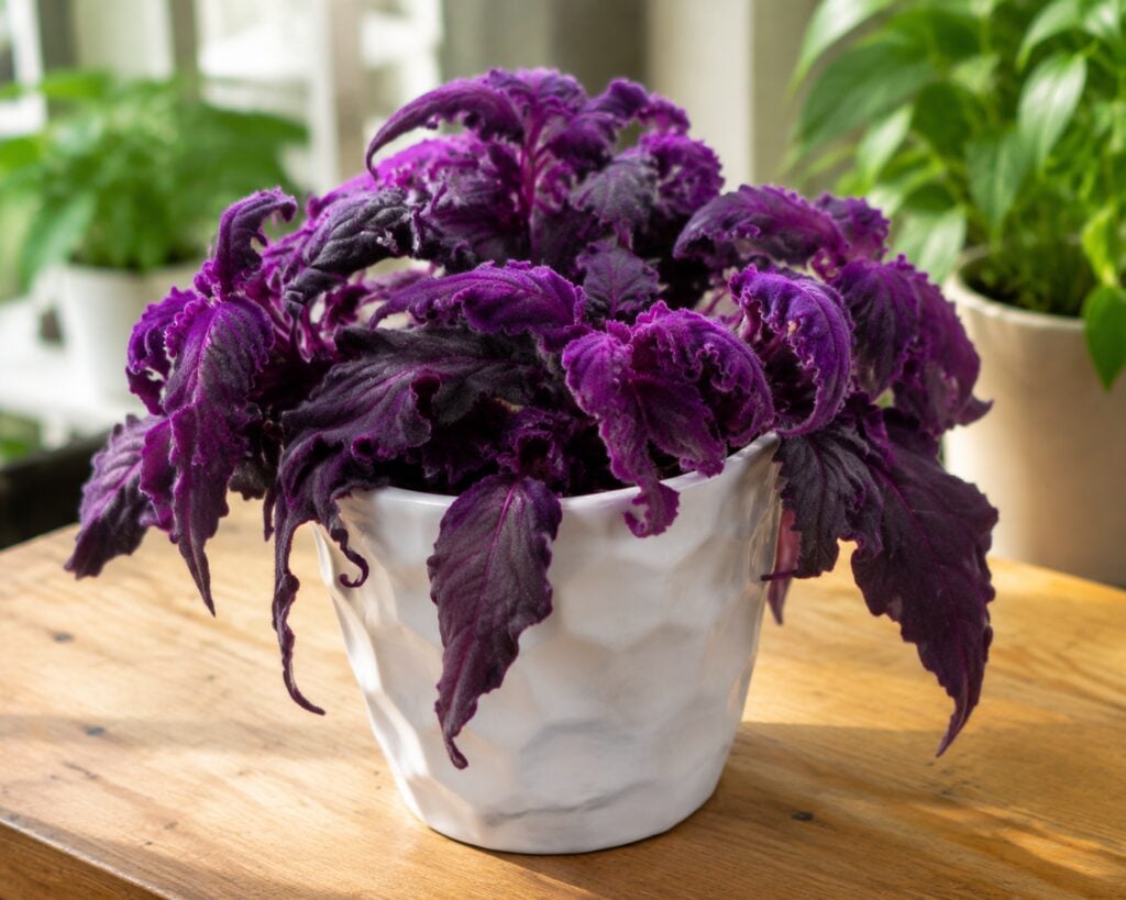 3. Purple Passion: A Dramatic Indoor Favorite