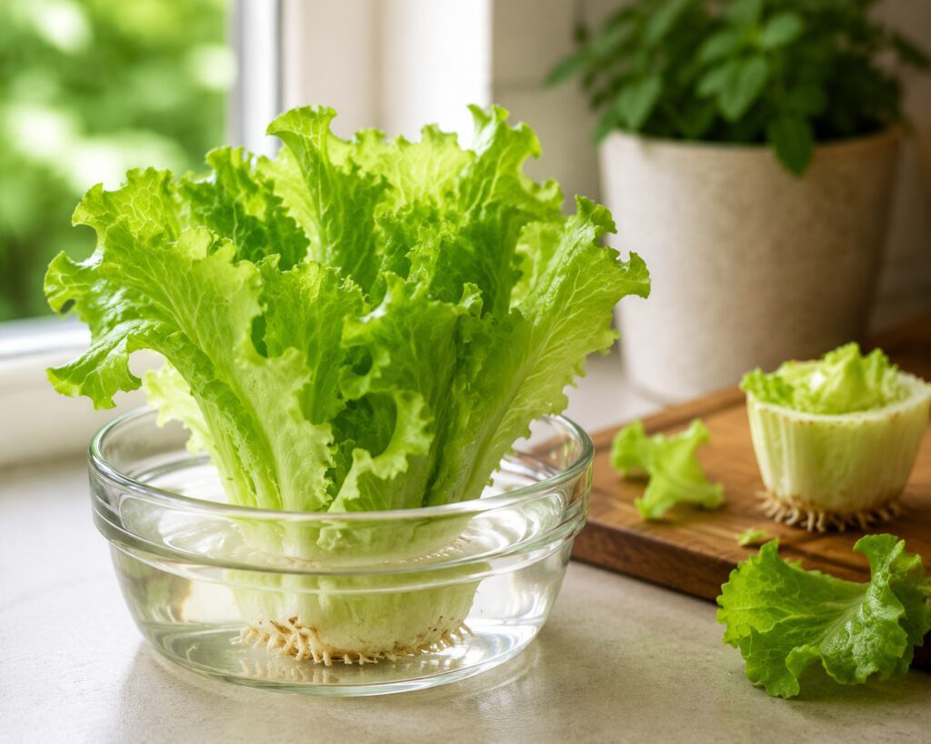 Lettuce: Fresh Leaves from Your Kitchen Scraps