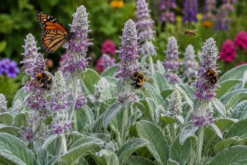 Why Pollinators Love Lamb's Ear