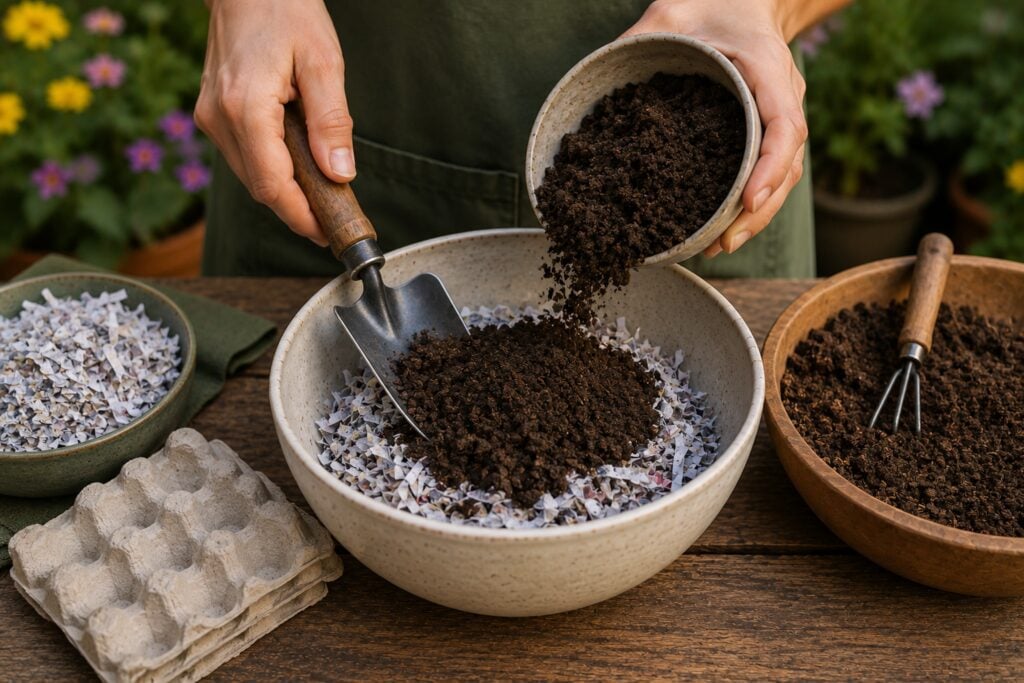 Step 2: Adding Soil or Compost