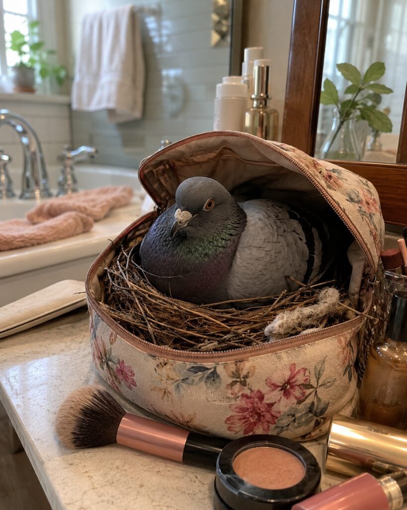 An Unexpected Guest Moves Into the Bathroom