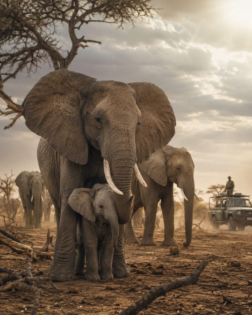 Leonardo DiCaprio elephant donation