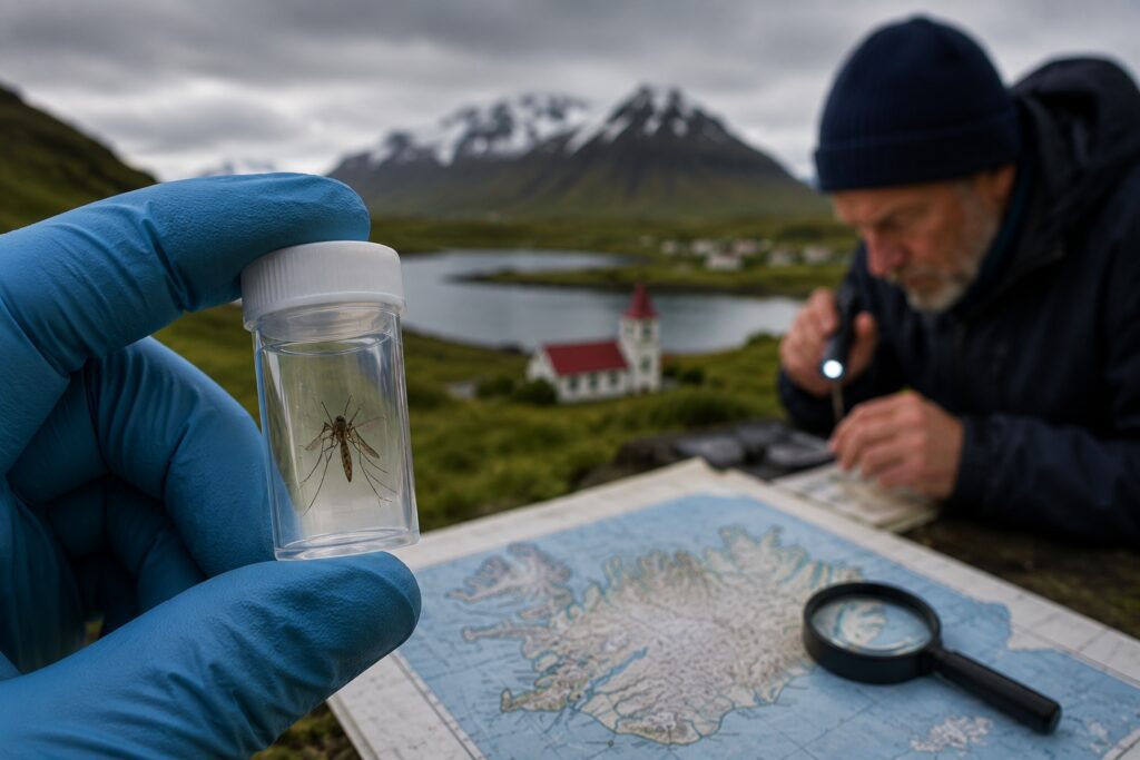 mosquitoes found in Iceland