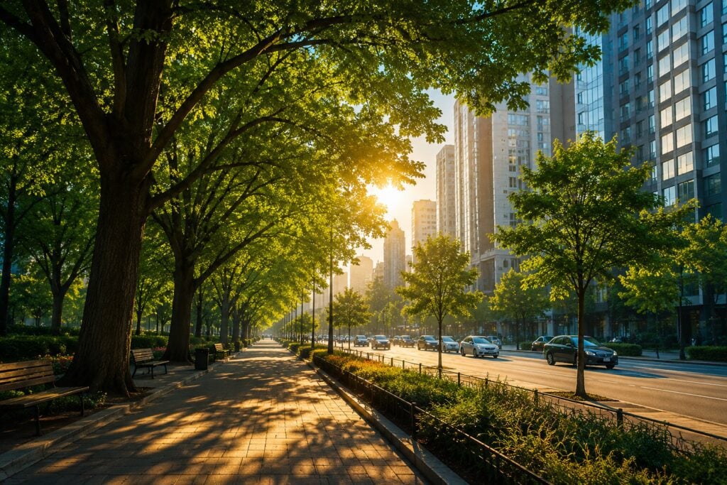 urban trees for cooling cities