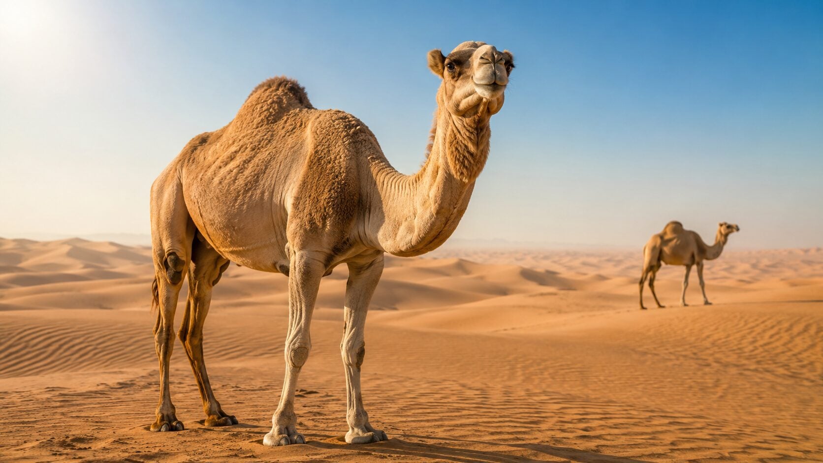 extreme heat and camels