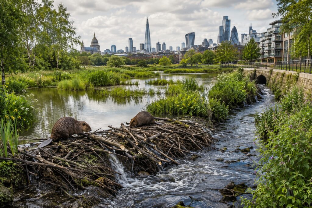 London beavers preventing floods