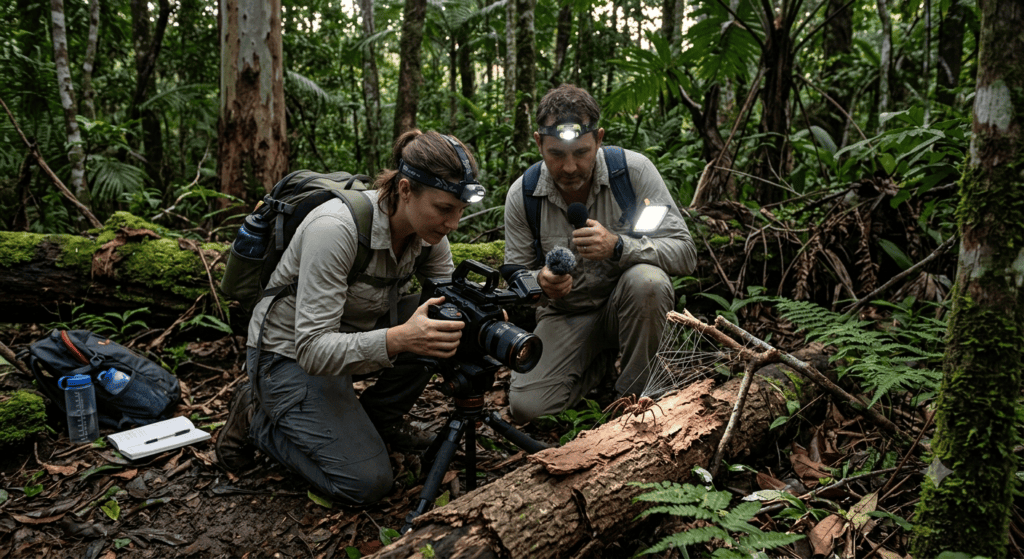 Researchers Filmed the Spider in Northern Queensland
