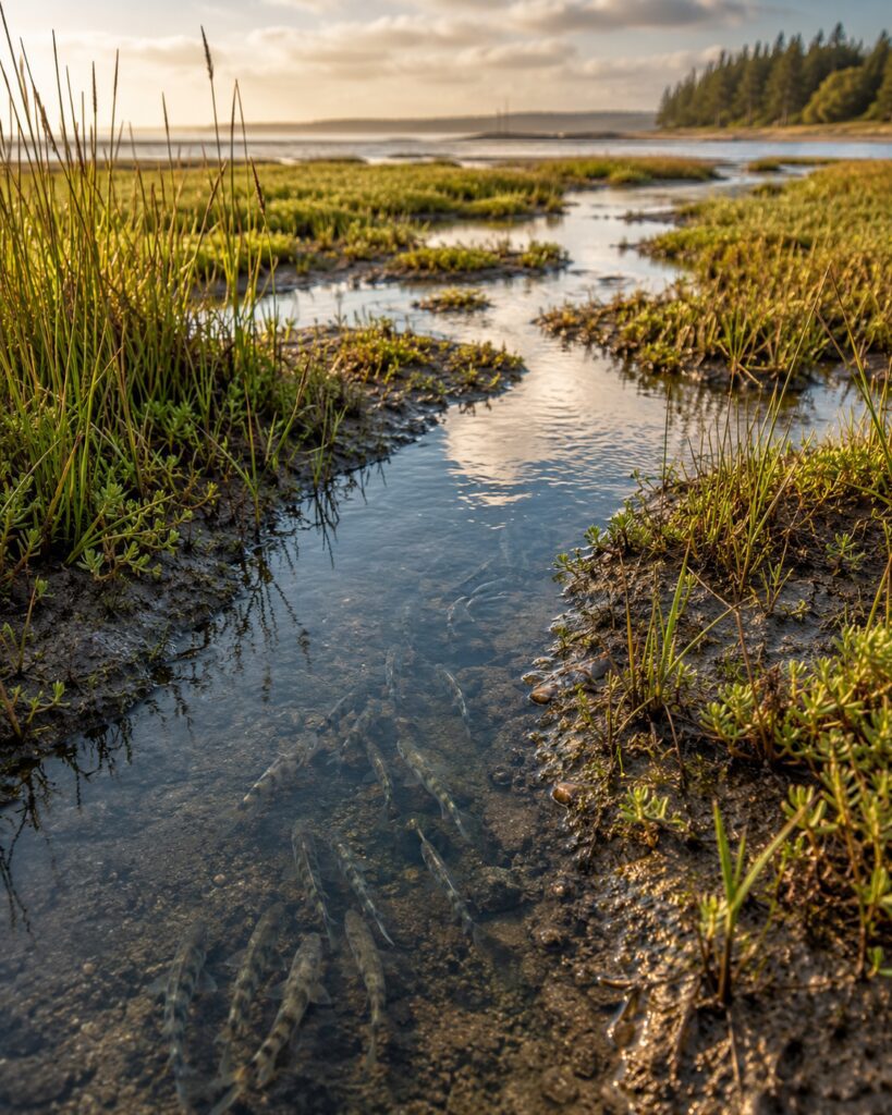Why Quiet Marsh Channels Matter to Young Salmon