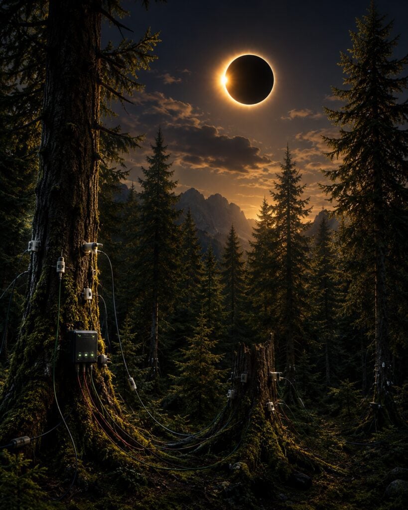 Did the Trees Really Anticipate the Eclipse?