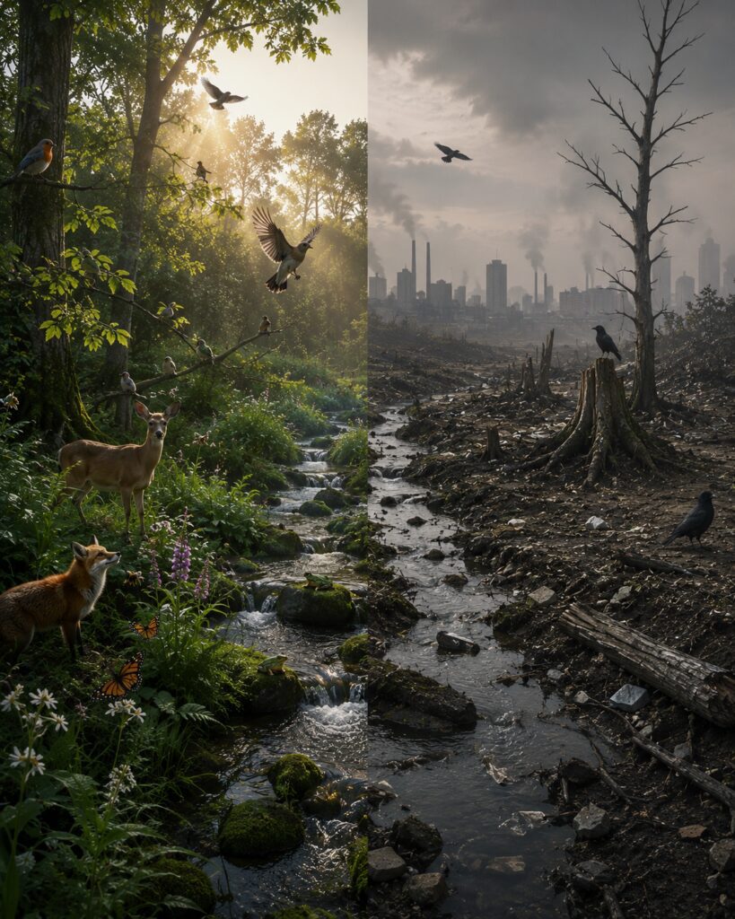 nature sounds disappearing