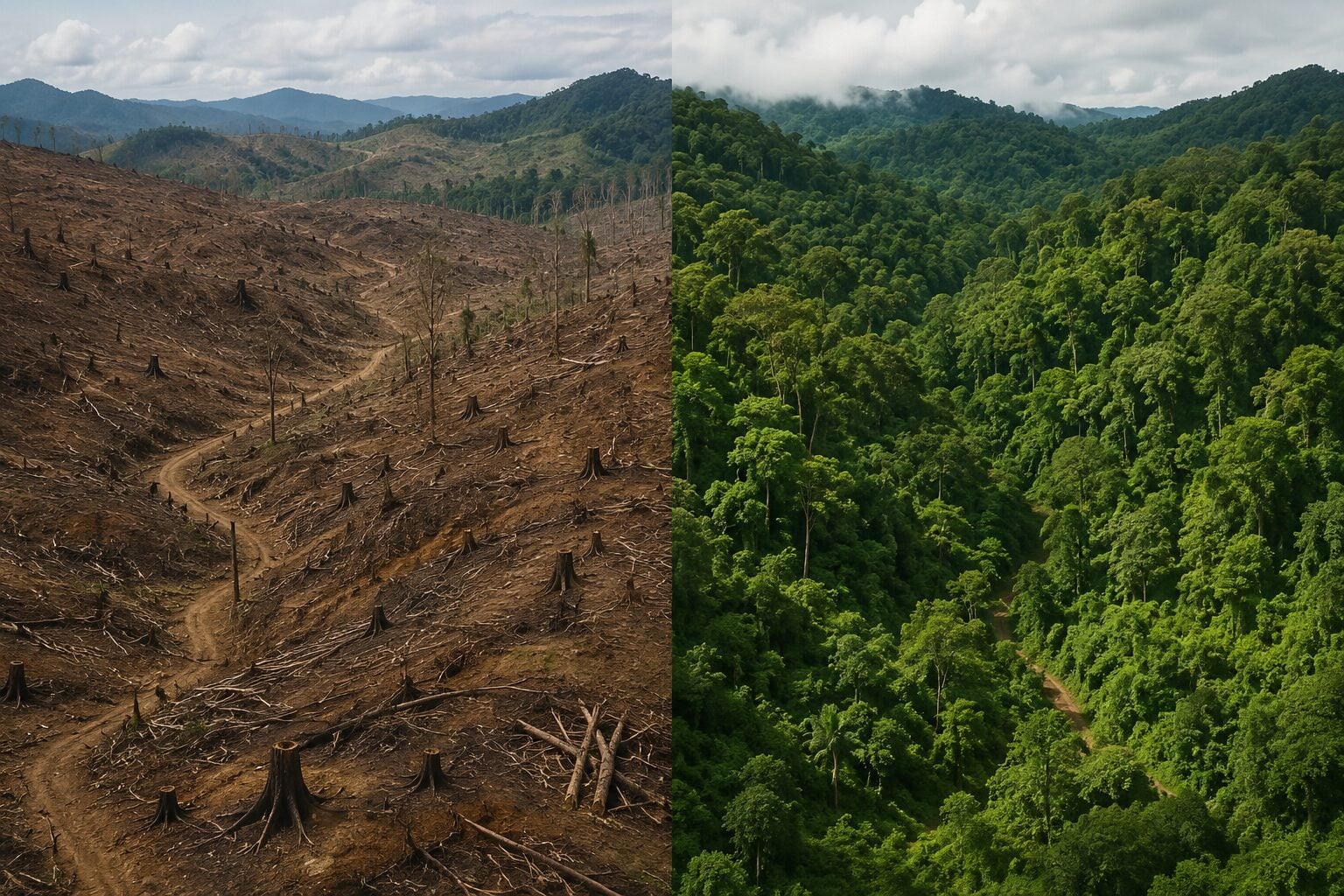 Costa Rica forest recovery